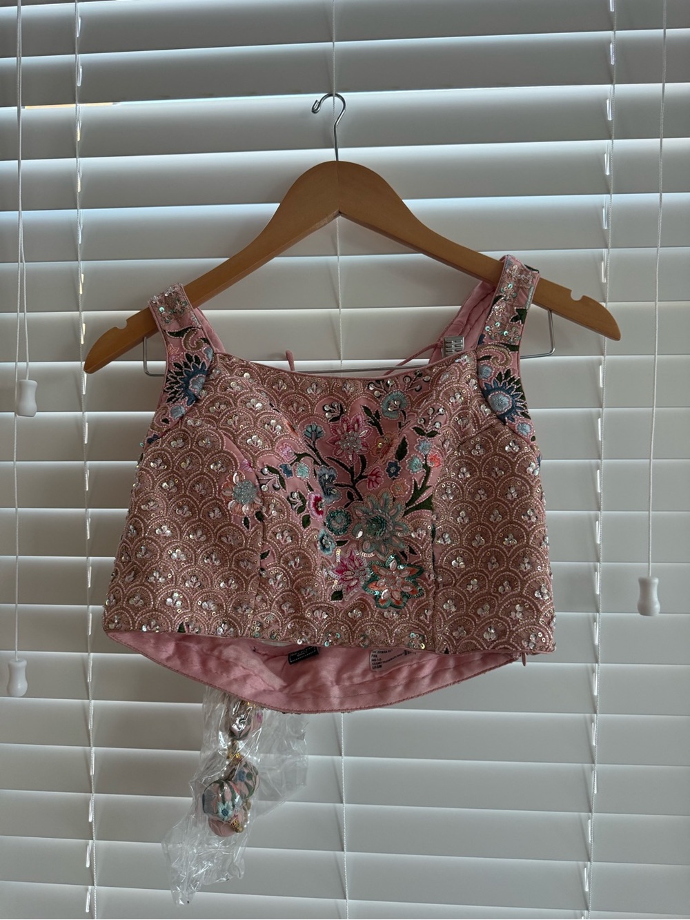 Pink Embroidered Lehenga - Picture 2 of 8